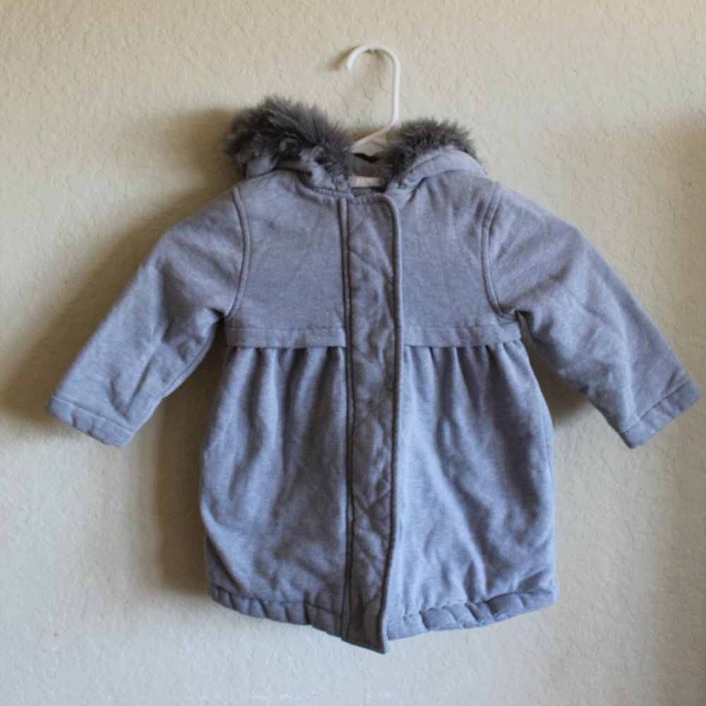3/$15 Crazy 8 padded gray toddler's girl's coat